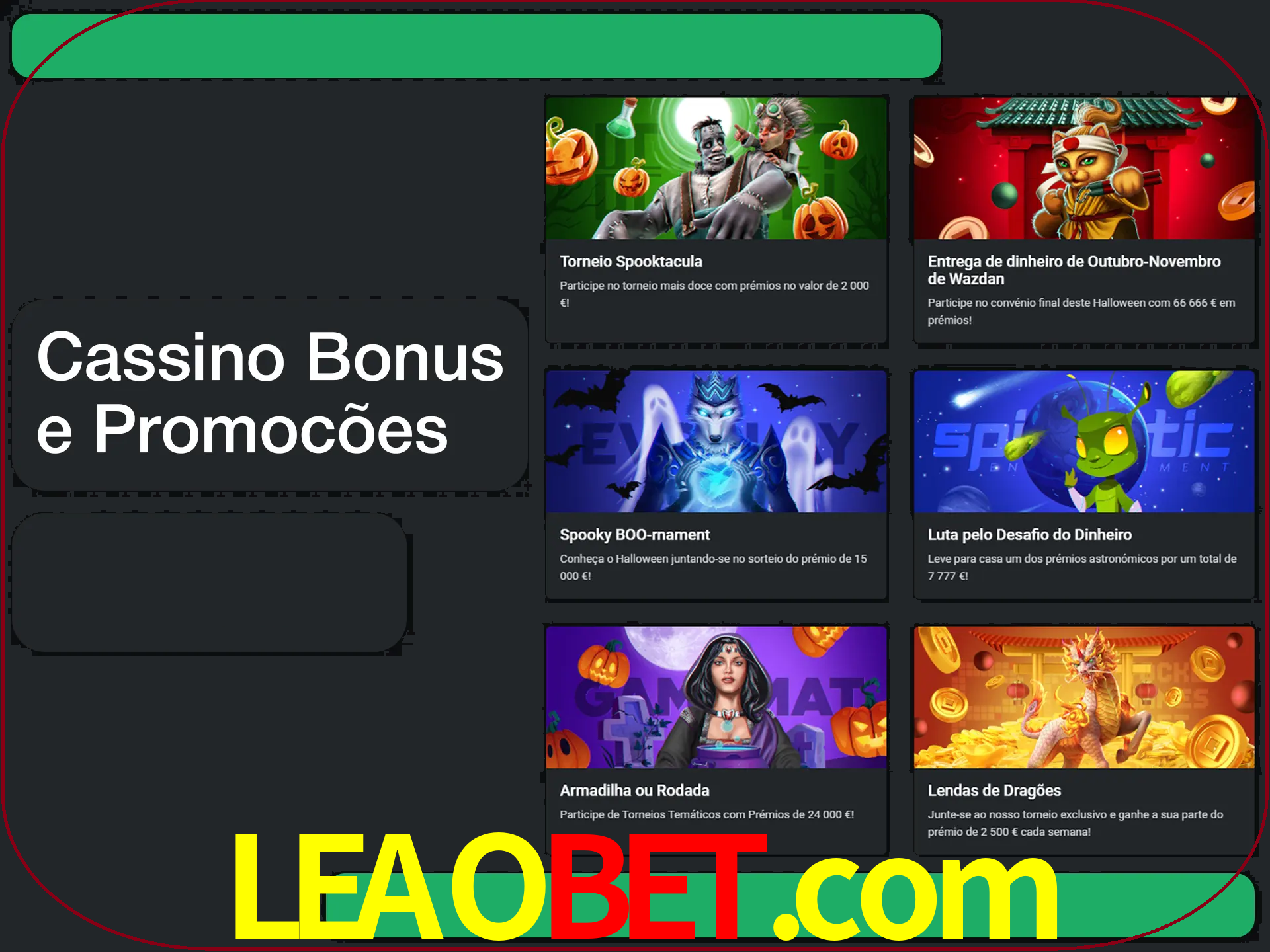 Verifique se há novos bônus de cassino para reivindicar.