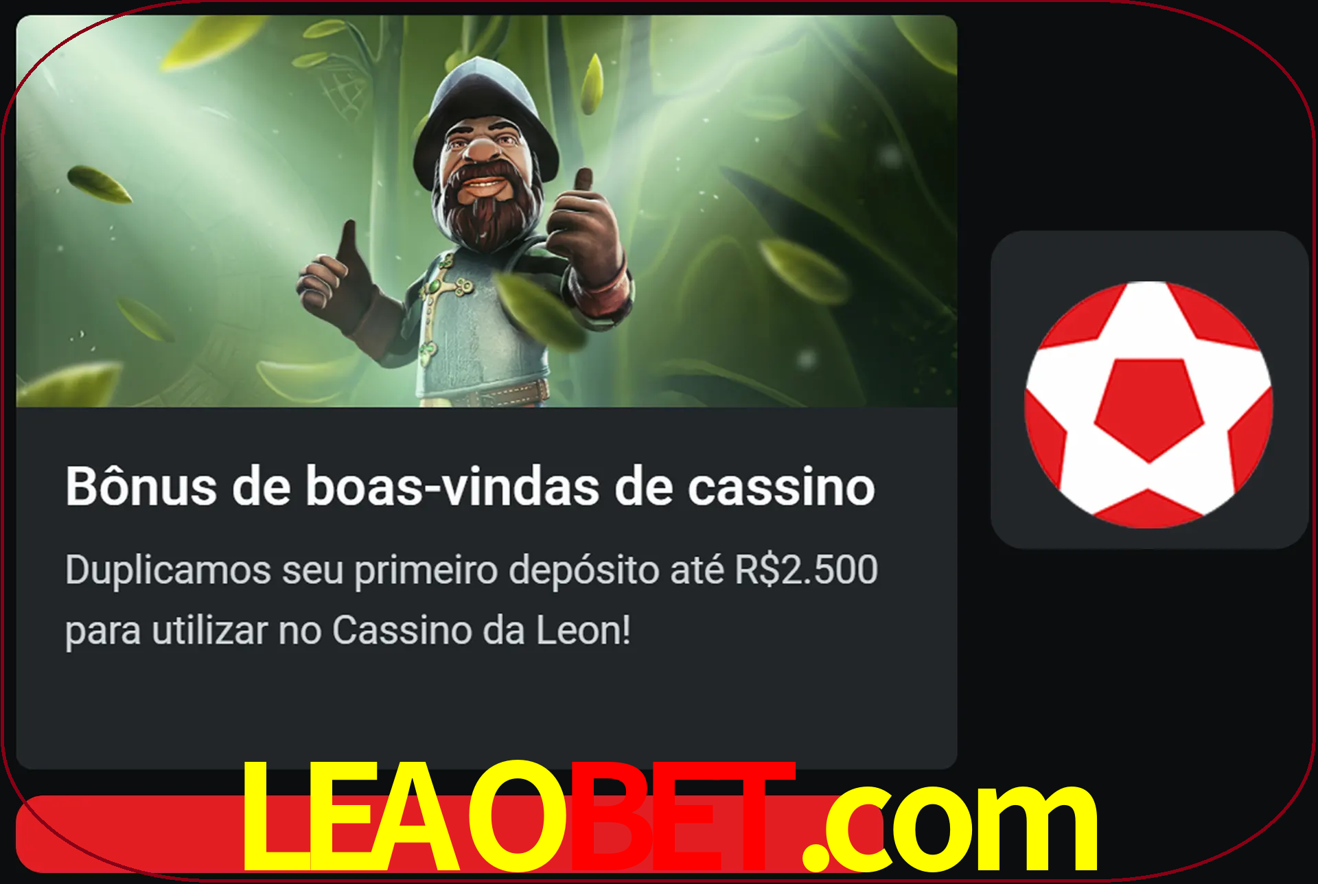 Receba seu dinheiro do bônus de boas-vindas após o primeiro depósito.