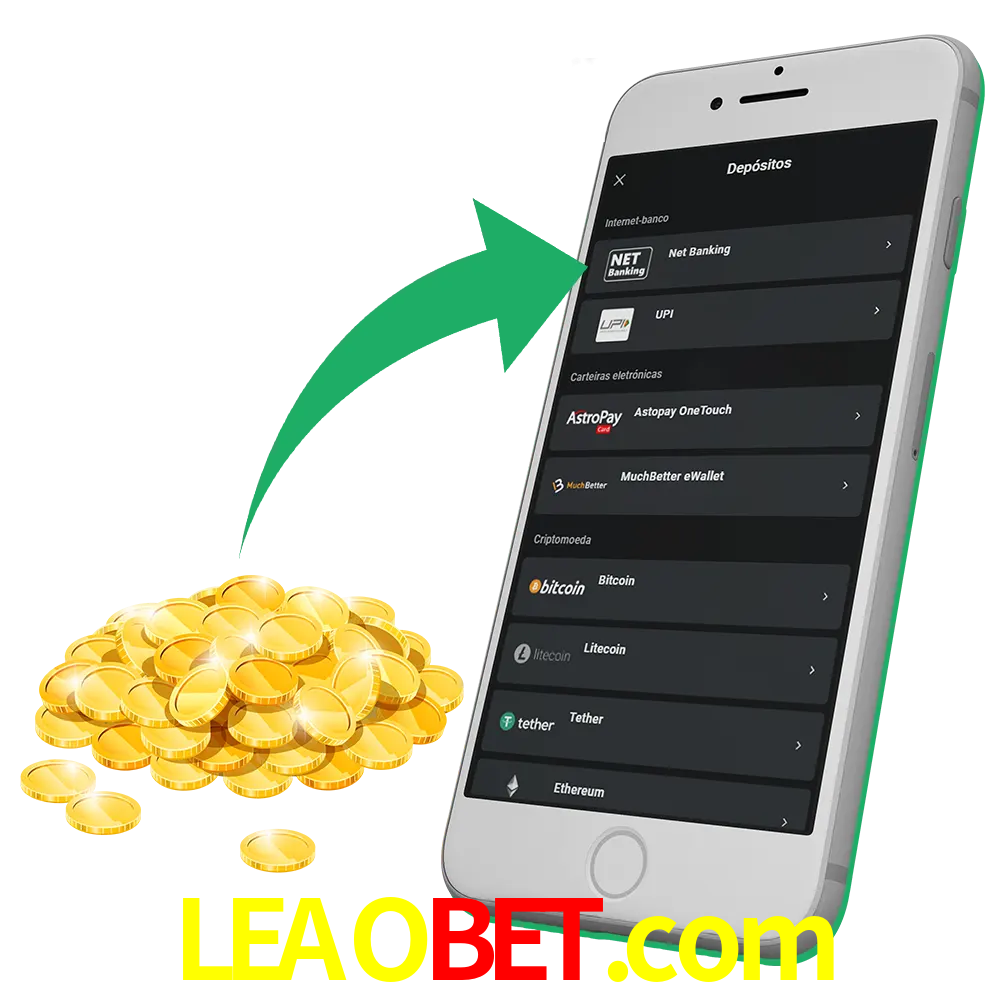 Deposite seu dinheiro e ganhe com LeonBet.