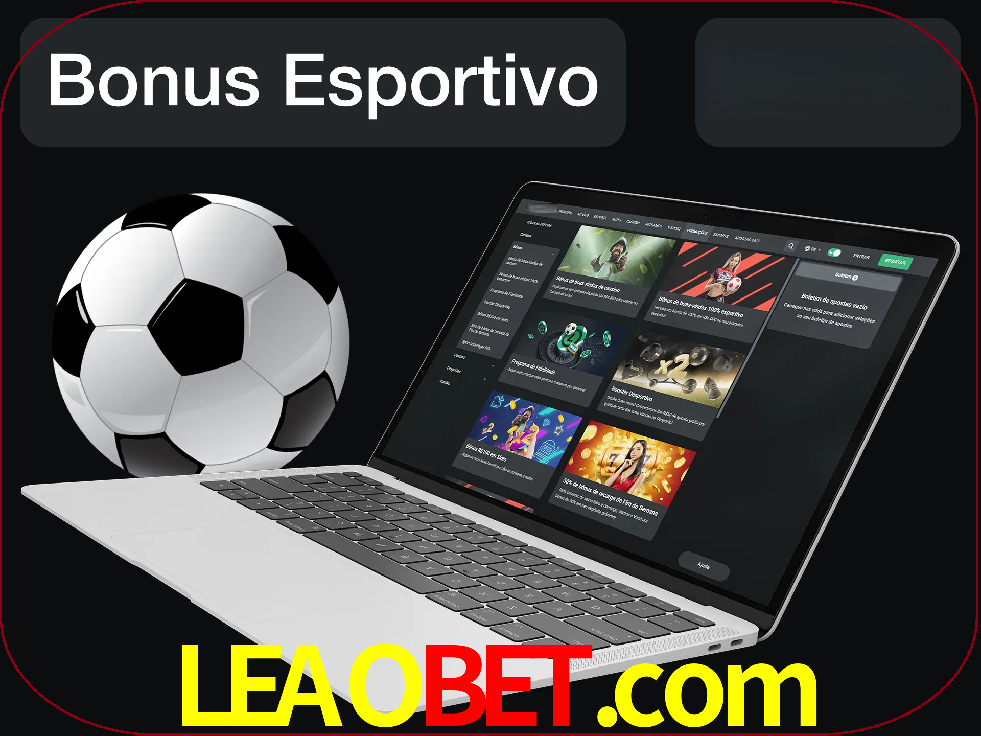 Antes de começar a apostar, use o bônus esportivo.
