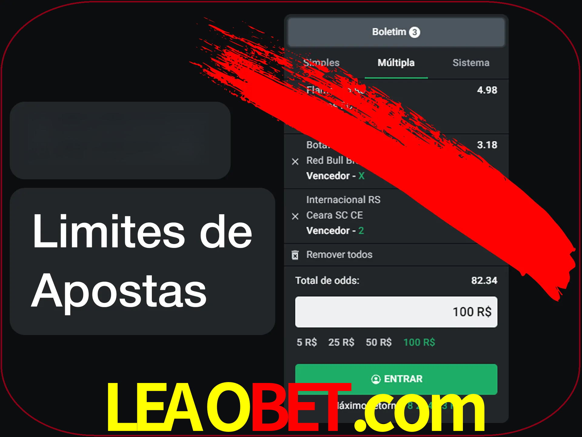 Não faça apostas loucas.
